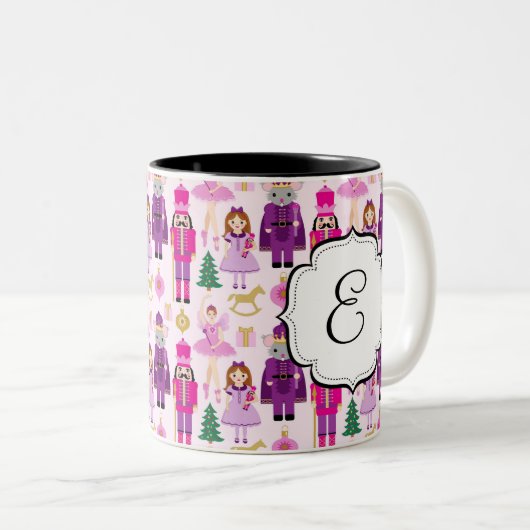 Monogrammed Nutkraker Suite Tea Coffee Mok (Voorkant rechts)