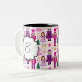 Monogrammed Nutkraker Suite Tea Coffee Mok (Voorkant links)