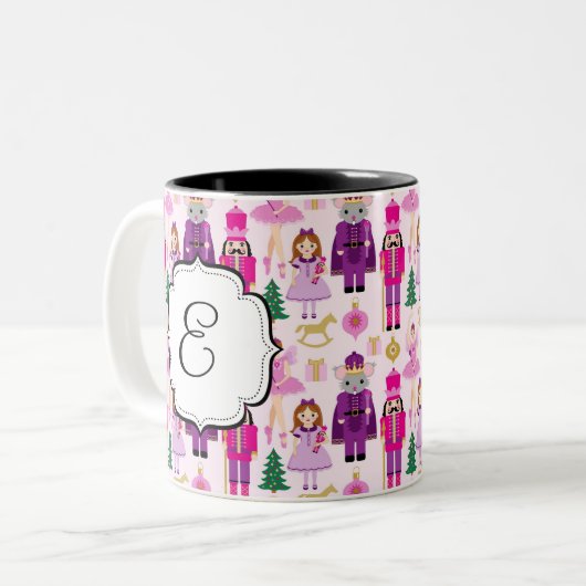 Monogrammed Nutkraker Suite Tea Coffee Mok (Voorkant links)