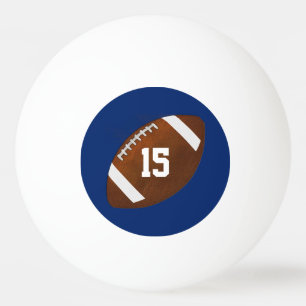 Monogrammed of Numbered Football Ping Pong Balls Pingpongballen