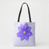 Monogrammed Paars Lavender Custom Schouder Tas (Voorkant)
