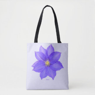 Monogrammed Paars Lavender Custom Schouder Tas