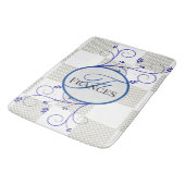 Monogrammed Personalized Bath Mat (Gekanteld)