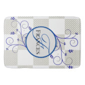 Monogrammed Personalized Bath Mat (Voorkant)