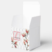 Monogrammed Personalized Wildwood Flowers Box Bedankdoosjes (Geopend)