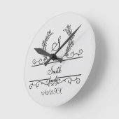 Monogrammed Persoonlijke blad van het Manuscript v Ronde Klok (Hoek)