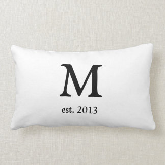 Monogrammed Pillow Kussen