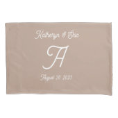 Monogrammed Pillowcase Kussensloop (Voorkant)