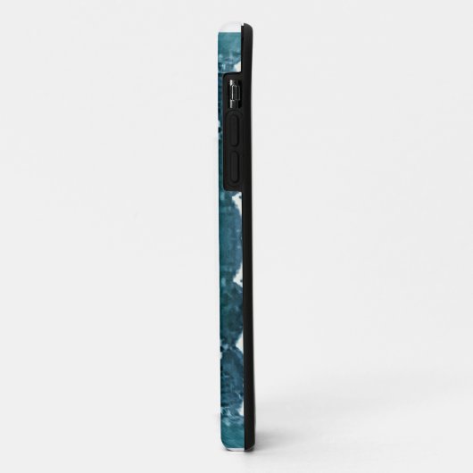 Monogrammed Pine Green look of Fabric Case-Mate iPhone Case (Achterkant/links)