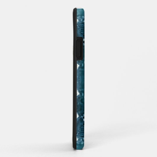 Monogrammed Pine Green look of Fabric Case-Mate iPhone Case (Achterkant/rechts)