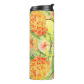 Monogrammed Pineapple Floral Thermosbeker (Gedraaid links)