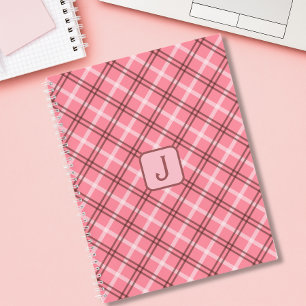 Monogrammed Pink Play Notitieboek