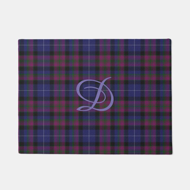 Monogrammed Pride of Scotland Pset Deurmat (Voorkant)