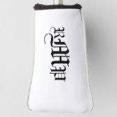 Monogrammed Putter Hoesje Golfheadcover (Draai 90)