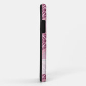 Monogrammed Radiant Dusky Roos Dot Mandala Tiled Case-Mate iPhone Case (Achterkant/rechts)