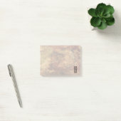 Monogrammed Rough and Weathered Grunge Texture Post-it® Notes (Kantoor)