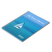Monogrammed Sailing Travel Journal Notitieboek (Linkerzijde)