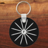 Monogrammed - schroevendraaier bits - Stijlvol mod Sleutelhanger (Voorkant)