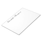 Monogrammed Script Notitieblok (Schuin)