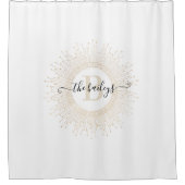 Monogrammed Shower Curtain Douchegordijn (Voorkant)