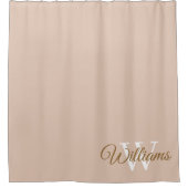 Monogrammed Shower Curtain Douchegordijn (Voorkant)