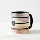 Monogrammed sky scène mok (Voorkant rechts)