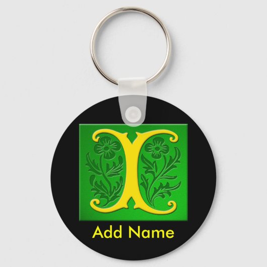 Monogrammed-Sleutelhanger Sleutelhanger (Voorkant)