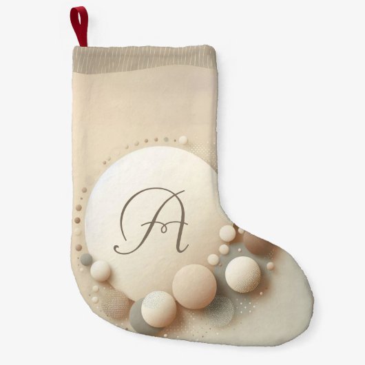 Monogrammed Sphere Harmony Kleine Kerstsok (Voorkant)