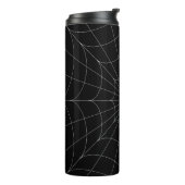 Monogrammed Spiderweb Thermische Tumbler Thermosbeker (Gedraaid links)