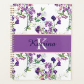 Monogrammed Sweet Pea Planner (Voorkant)
