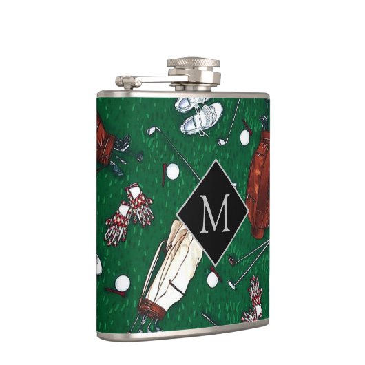 Monogrammed T-shirt Time Golf Heupfles (Rechts)