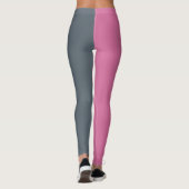 Monogrammed Two Tone Personalized Leggings (Achterkant)