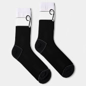 Monogrammed U Sokken (Rechts)