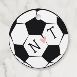 Monogrammed Voetbal bruiloft dank u Bedankjes Labels