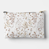 Monogrammed Waterverf Brown Floral Botanical Etui (Achterkant)