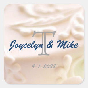 Monogrammed Wedding Stickers & Envelope Seals