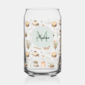 Monogrammed Whimsical Floral Strawberry Country (Recto)