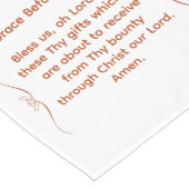 Monogrammed with Catholic Blessing Korte Tafelloper (Hoek)