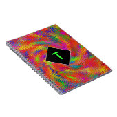 Monogrammed Woven Rainbow Notitieboek (Rechterzijde)