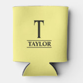 Monogrammed Yellow Blikjeskoeler (Voorkant)