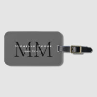 Monogrammed zwart grijs kalligrafie