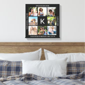 Monogrammen Afstuderen 8 Aangepast fotocollage Canvas Afdruk (Insitu (Slaapkamer))