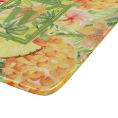 Monogrammen anananas snijplank (Hoek)