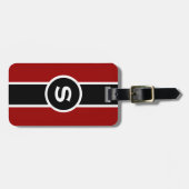 Monogrammen Bagagelabel (Voorkant horizontaal)