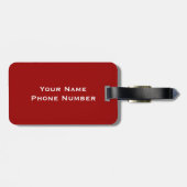 Monogrammen Bagagelabel (Achterkant horizontaal)