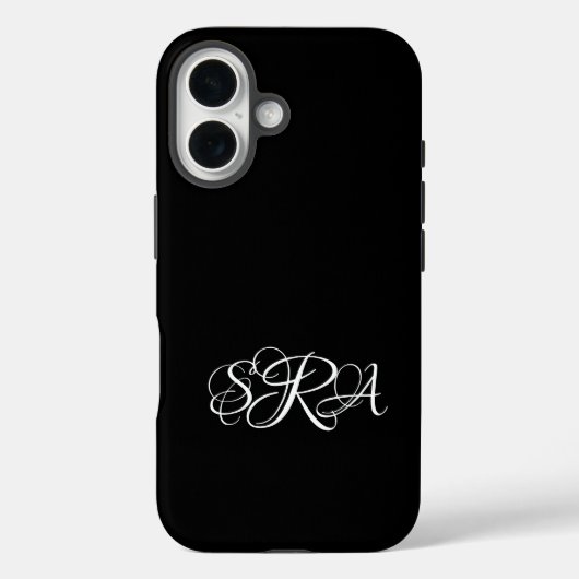 Monogrammen Case-Mate iPhone Case (Achterkant)