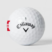 Monogrammen en golfballen (Logo)