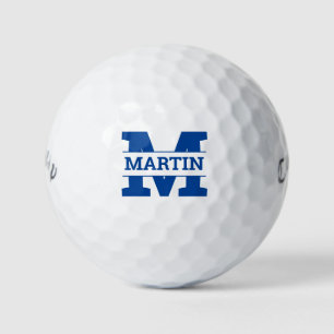 Monogrammen en golfballen