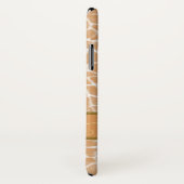 Monogrammen Giraffe Huid Waterverf Case-Mate iPhone Case (Achterkant / rechts)