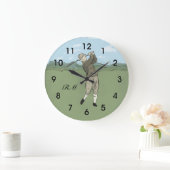 Monogrammen golfkunst grote klok (Huis)